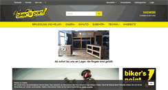 Desktop Screenshot of bikerspoint24.de