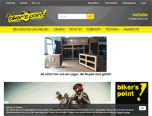 Tablet Screenshot of bikerspoint24.de